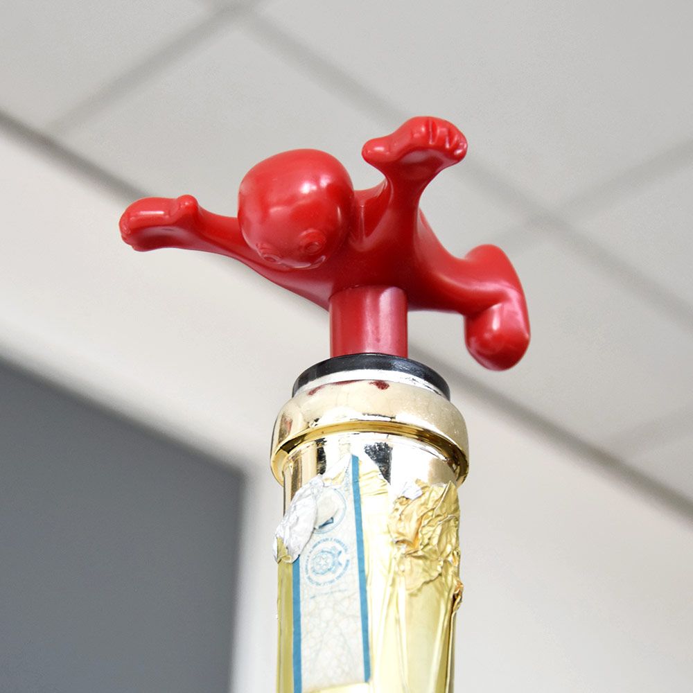 Happy Man Corkscrew - Bottle Opener, & Wine Stopper Set