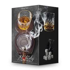 Whisky & Cigar Tray Set