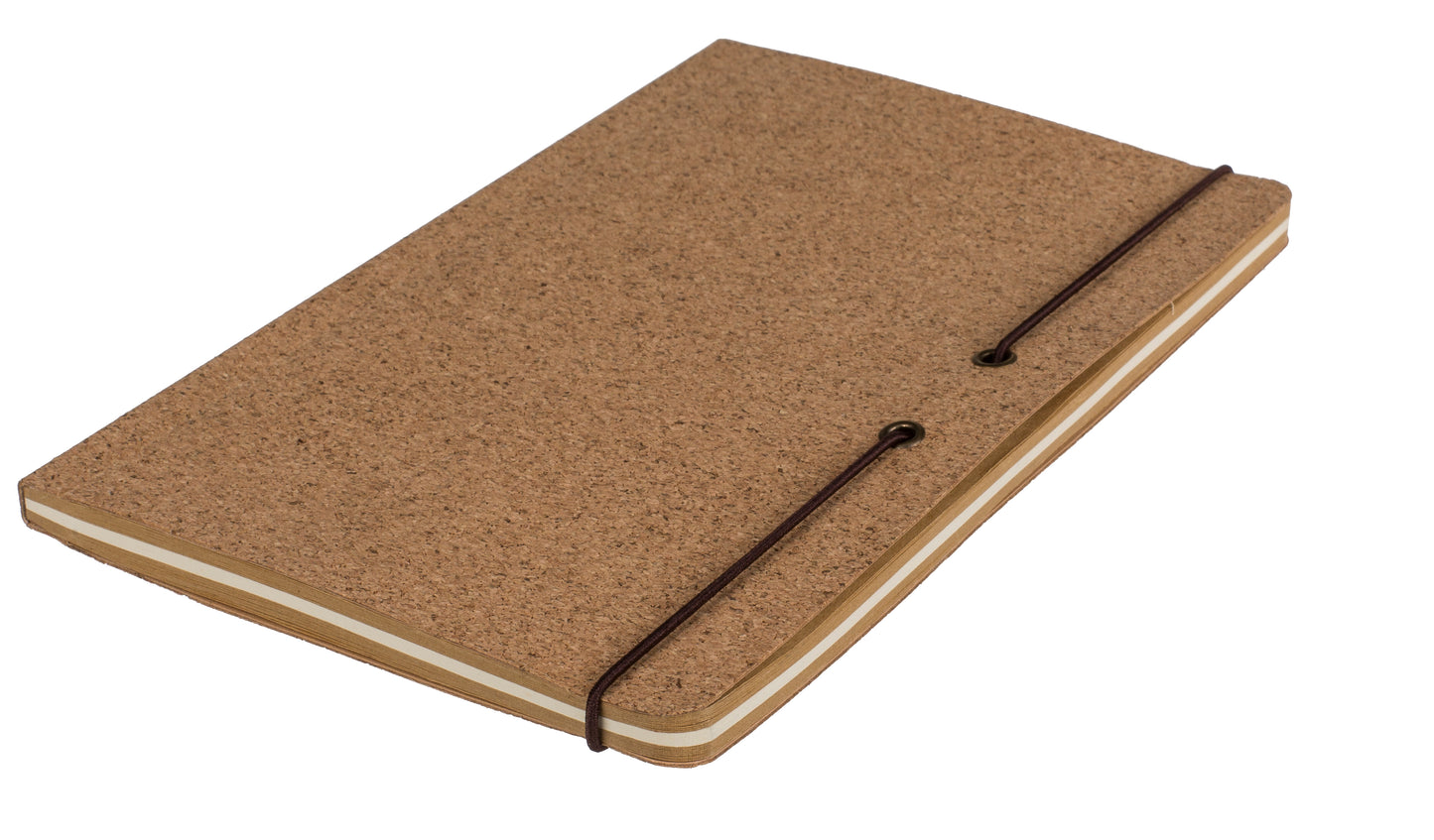 Cork Kraft Notebook - 60 Pages - Unlined