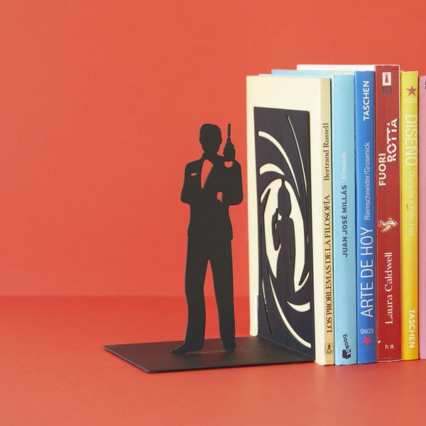 Bookend - Secret Agent - Black