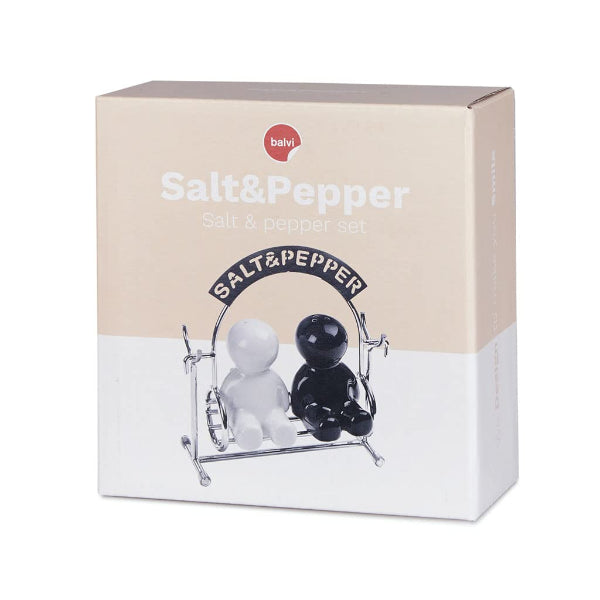 Ceramic Salt & Pepper Set - Swing