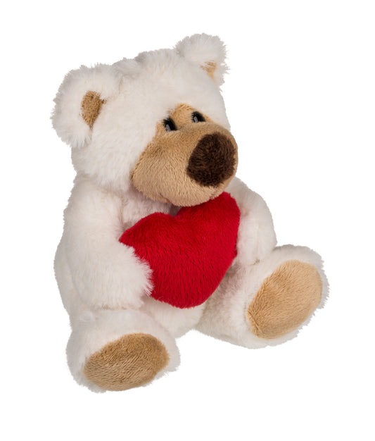 Plush Teddy Bear with Red Heart