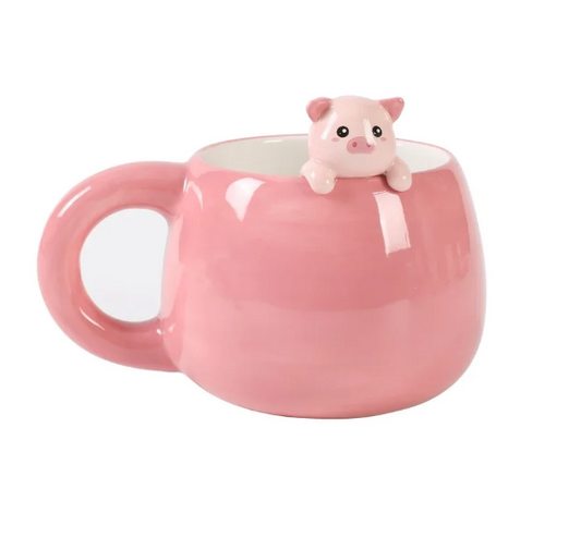 Ceramic Mug with Charm - 470ml