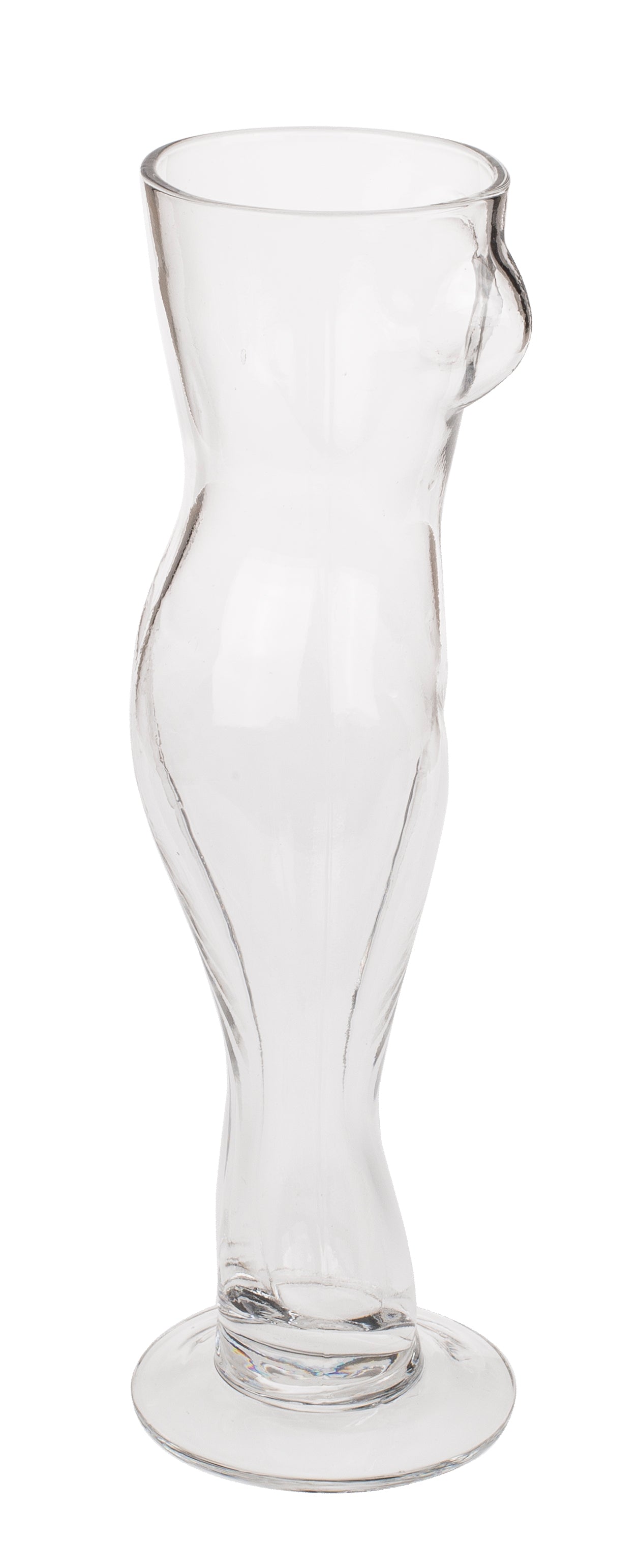 Female Silhouette Beer Glass