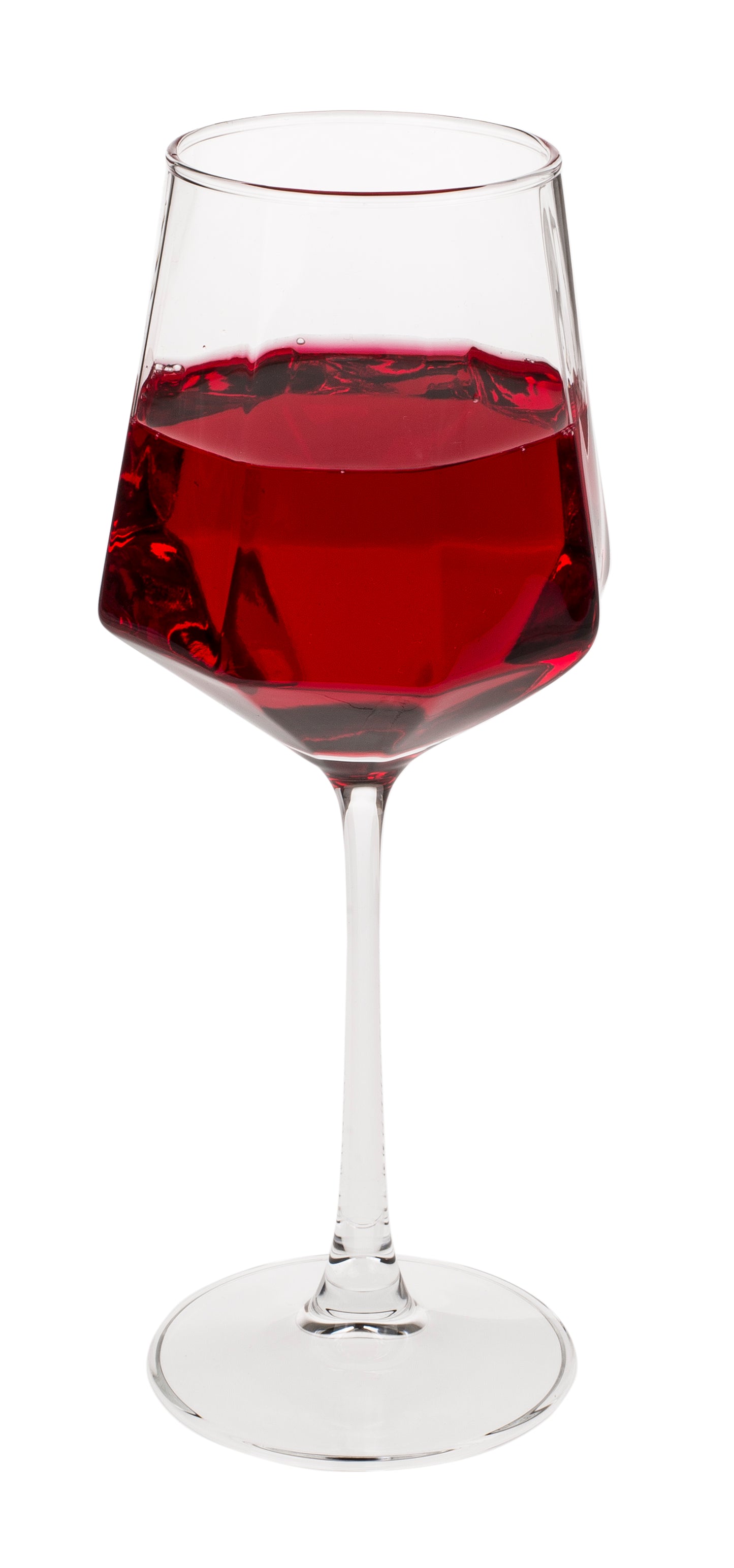 Diamond Wine Glasses - Set of 2