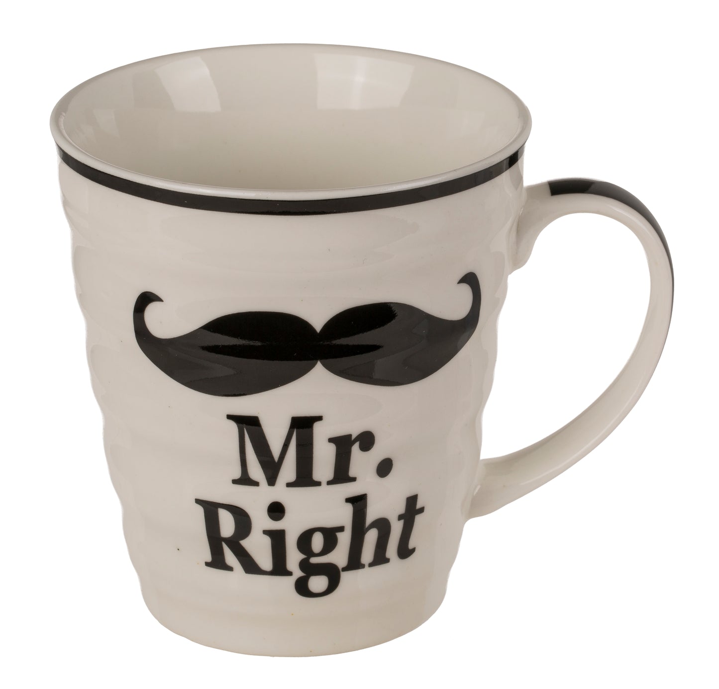 Porcelain mugs - Mr Right & Mrs Always Right Coffee Mugs