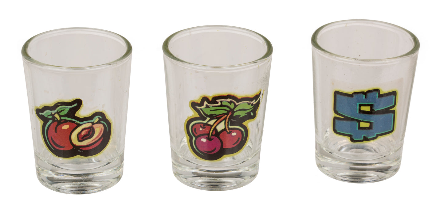 Drinking Game - Slot Machine & 5 Shot Glasses