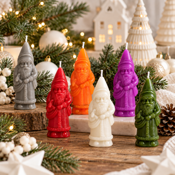 Mini Santa Claus Christmas Candle