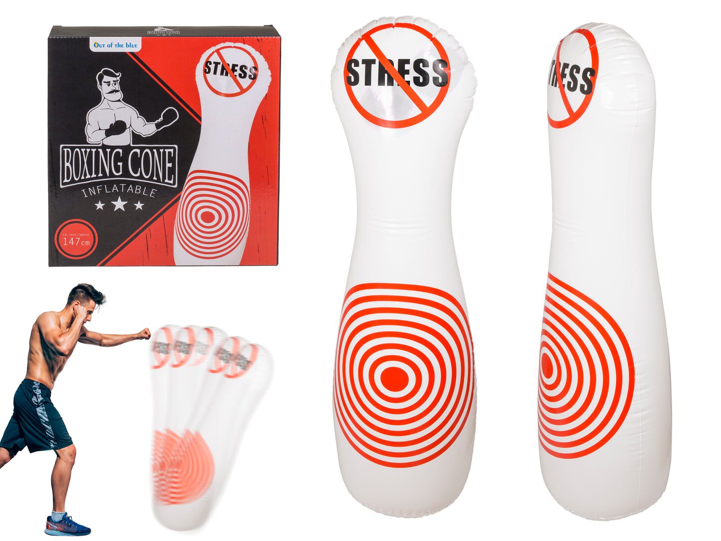 Inflatable Boxing Bag - Boxing Cone
