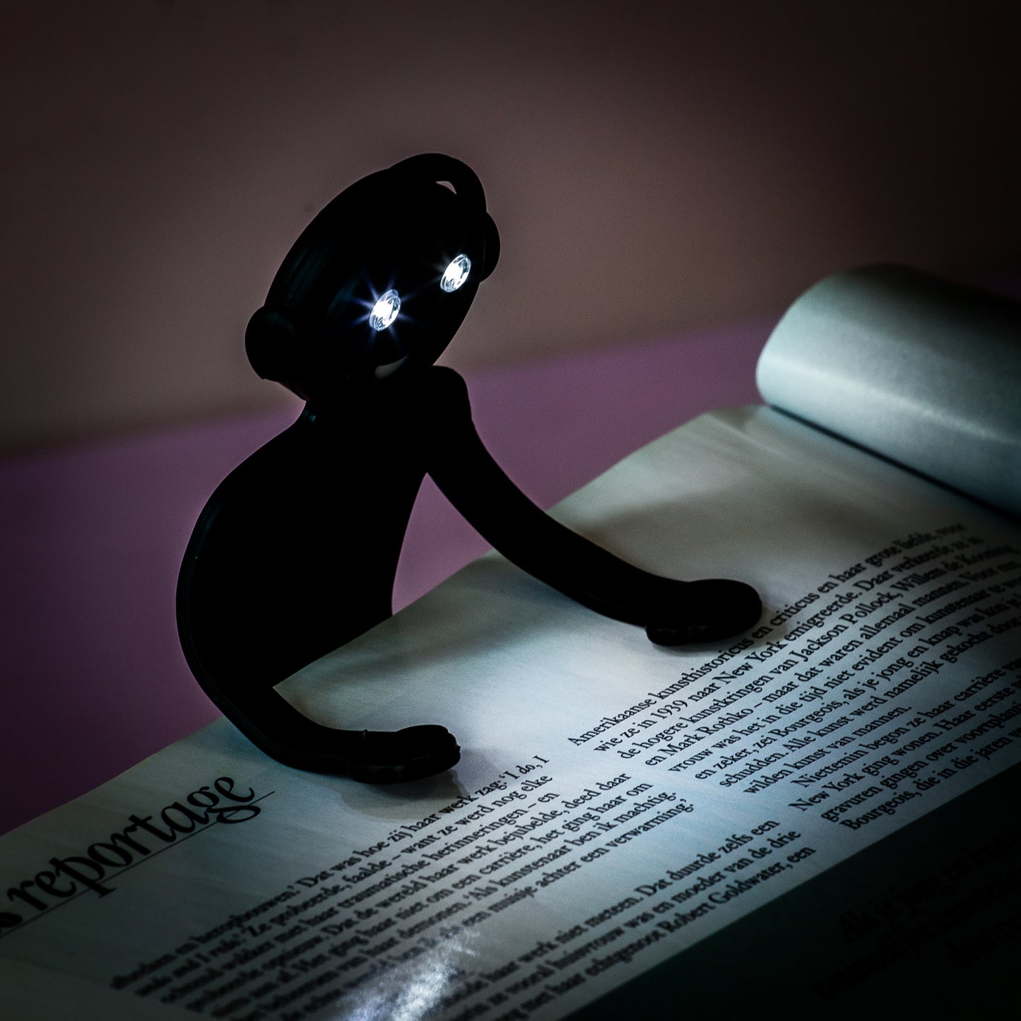 Book Light Android/Robot - Black