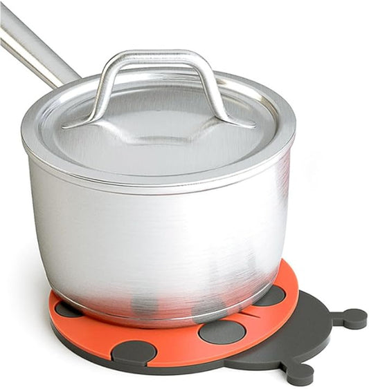 Magnetic Ladybug Silicone Trivet
