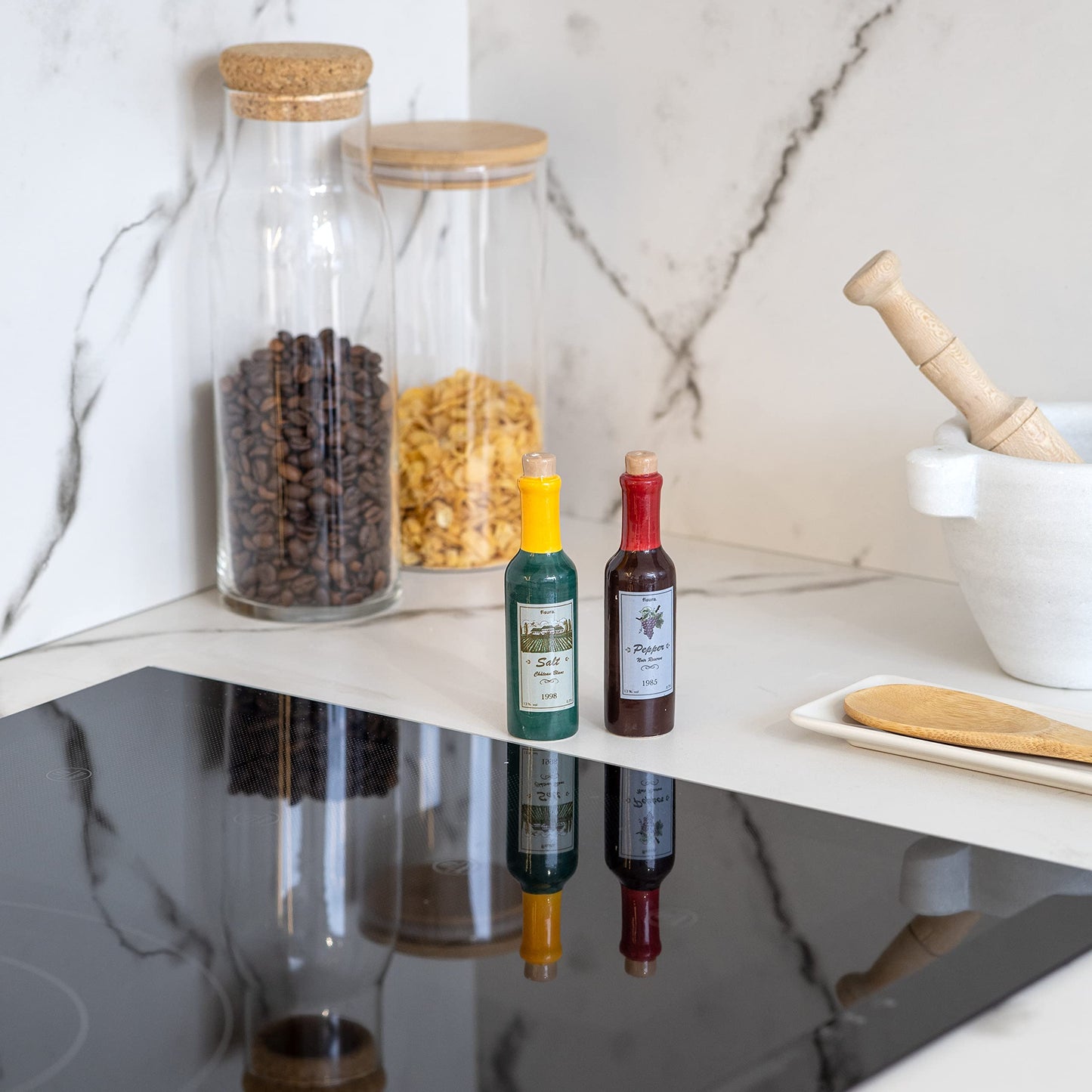 Salt & Pepper Shakers - Wine bottles