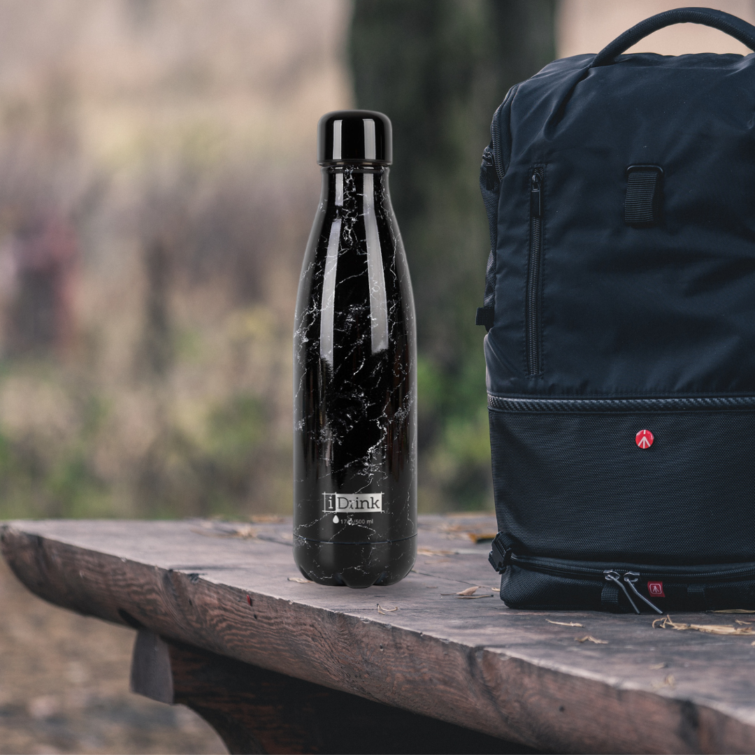 Thermal bottle 500ml Marble Black