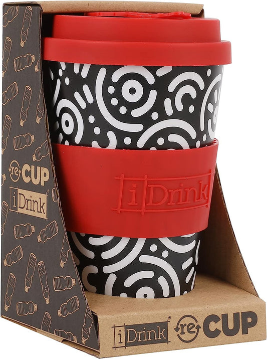 RPET cup 435 ml GEOMETRIC