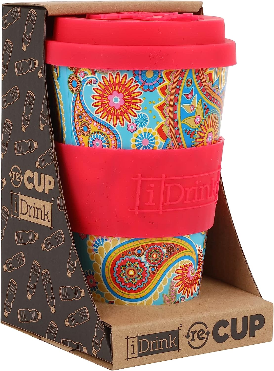RPET cup 435 ml PAISLEY
