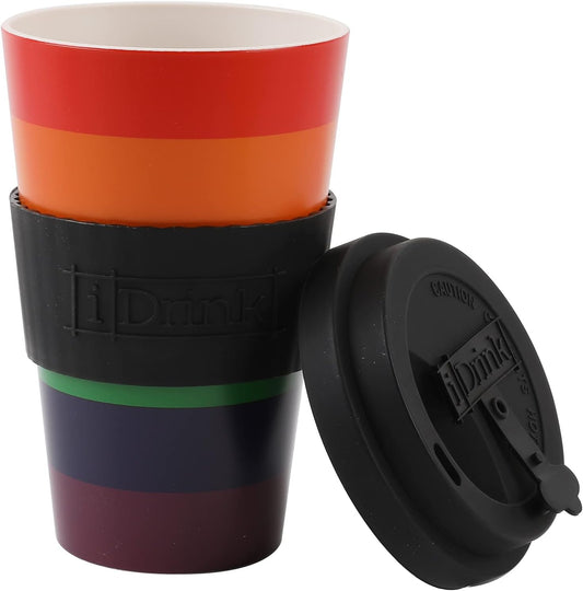 RPET cup 435 ml LOVE IS LOVE