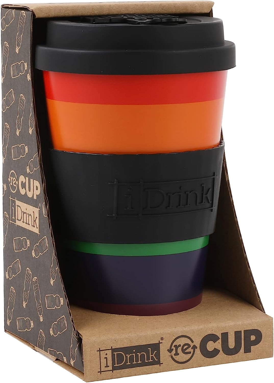 RPET cup 435 ml LOVE IS LOVE