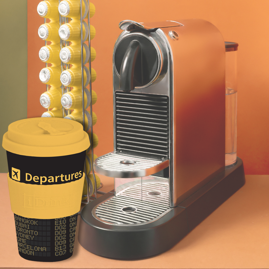 RPET Coffee Cup 435 ml Departures