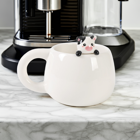 Ceramic Mug with Charm