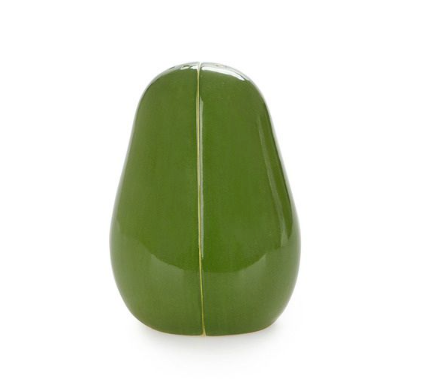 Porcelain Salt and Pepper Shaker Set - Avocado