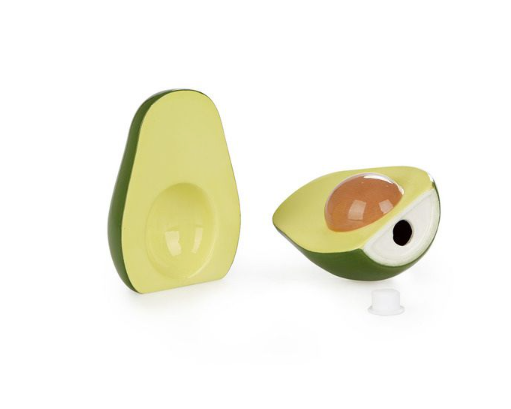Porcelain Salt and Pepper Shaker Set - Avocado