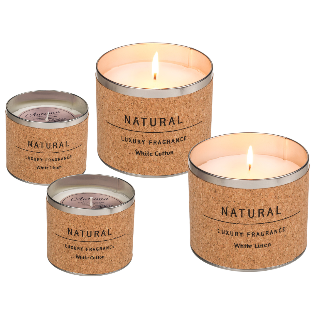 White scented candle