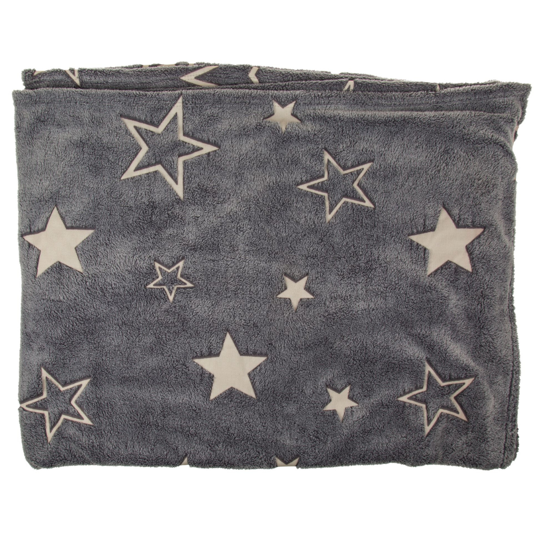 Glow in the Dark Stars - Polar Fleece Blanket - 135 x 173cm