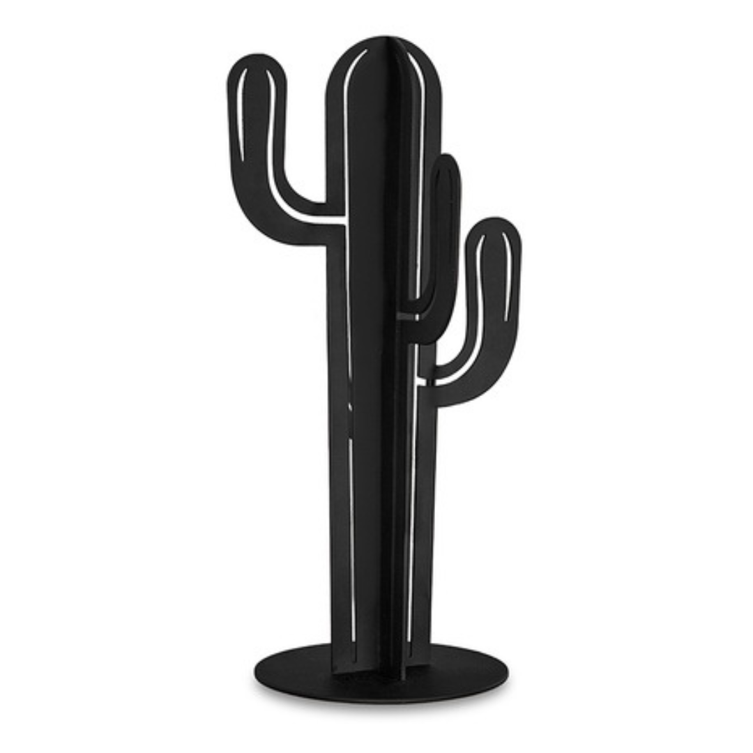 Key Holder - Arizona Cactus - Black Metal - Key Hanger