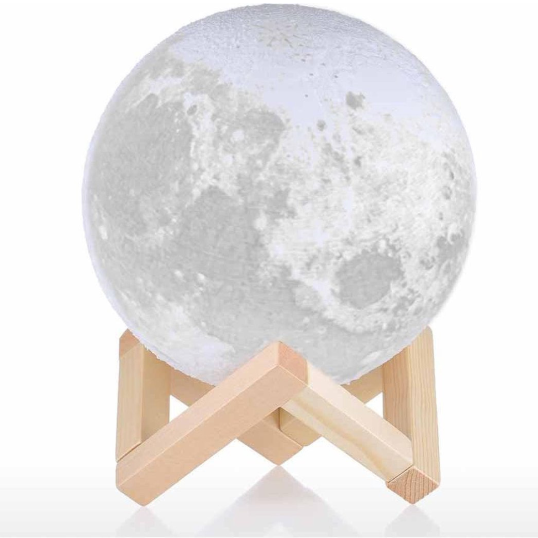 Mini 3D Colour Changing Touch LED Moon Lamp