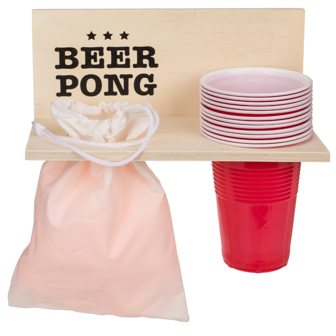 Beer Pong Shelf