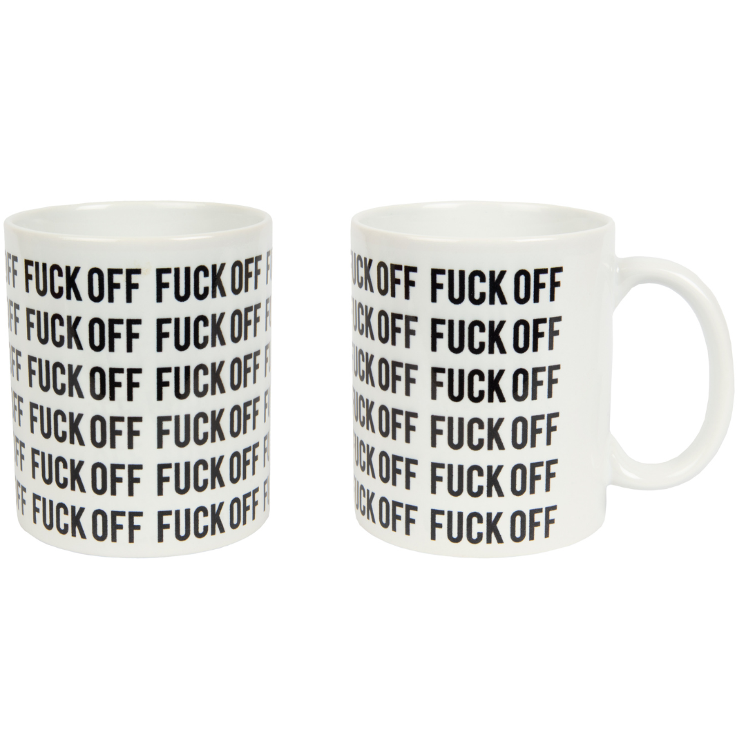 Ceramic Coffee Mug - "F%$k Off"