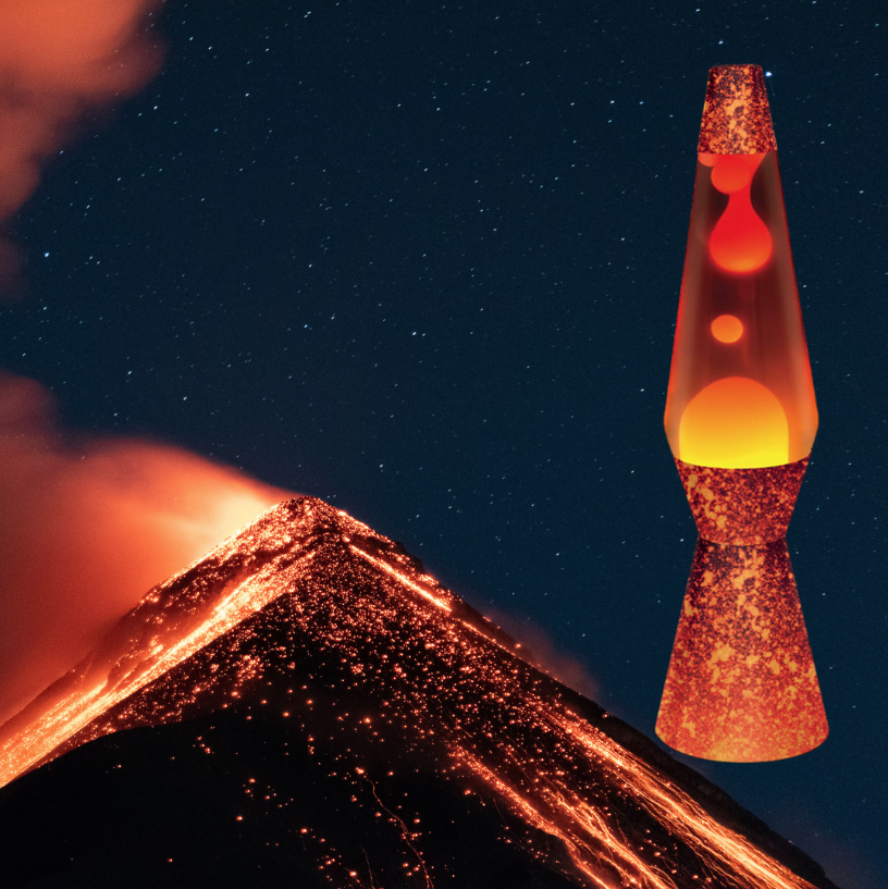 Bullet Lava Lamp 36 cm Volcano
