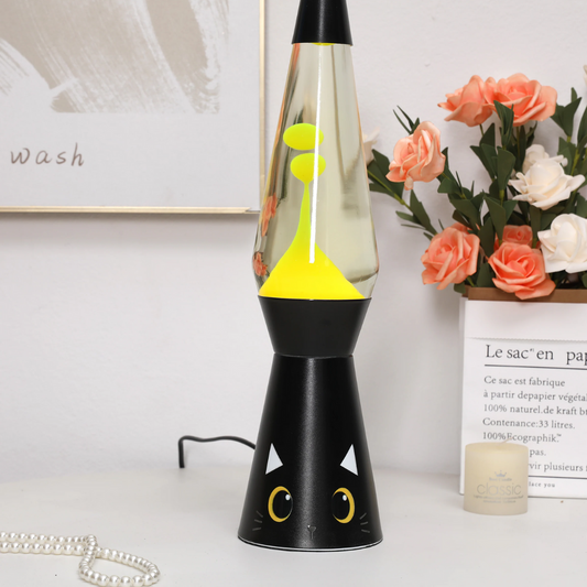 Bullet Lava Lamp 36 cm Black Cat