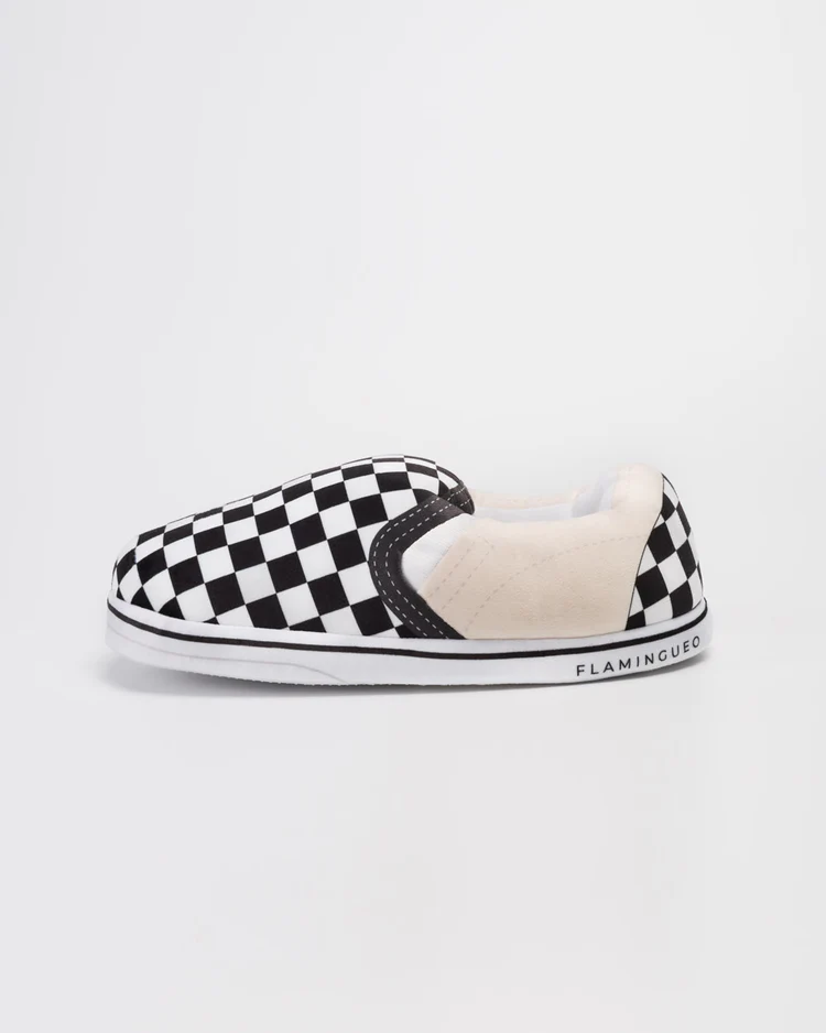 Giant Sneaker Slippers - Harmon Squares Low- Unisex - One Size