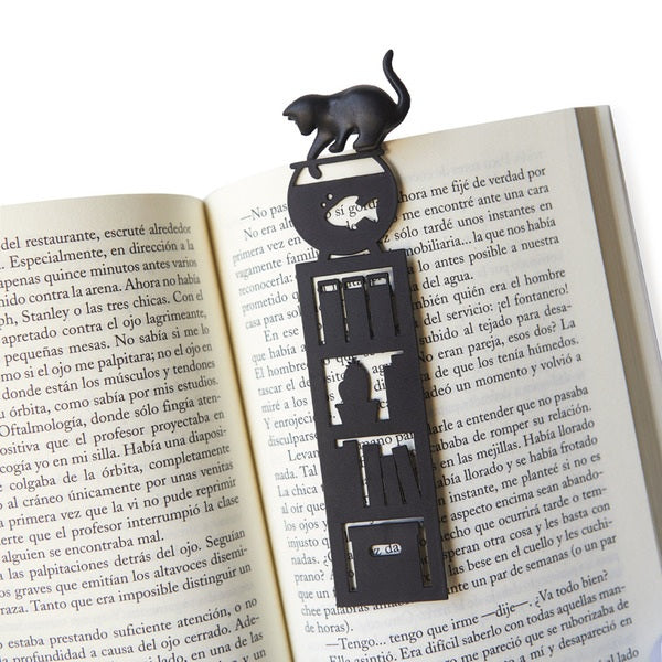 Black PVC Bookmark