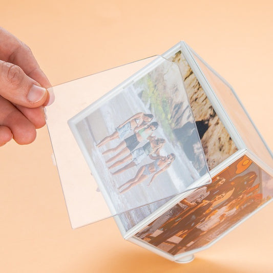 Rotating Photo Frame - Kube - 6-in-1