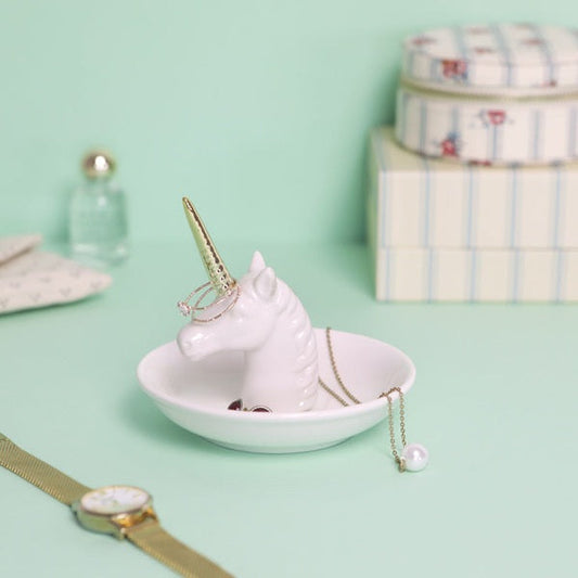 Ring holder Unicorn white
