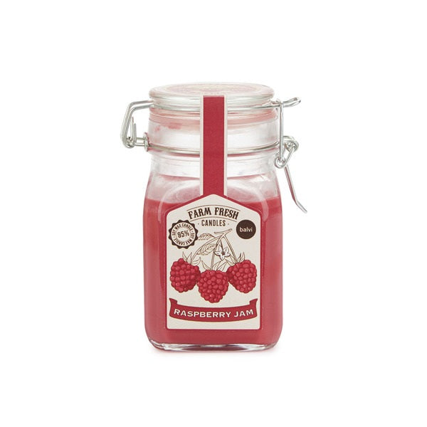 Farm Fresh Fruit Soy Candle in Glass Mason Jar Fresh Fruity Candle