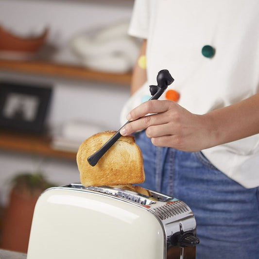 20cm Toaster Tongs - Cat