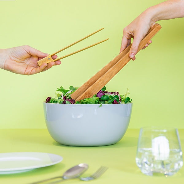 30cm Bamboo Kitchen Tongs