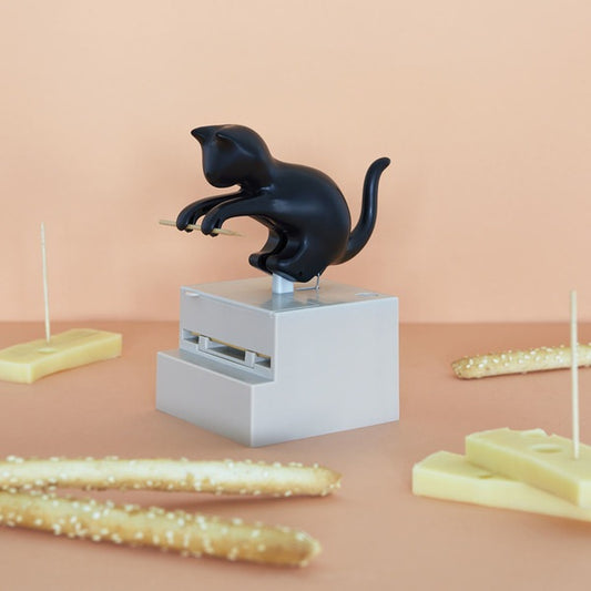 Toothpick Holder & Dispenser - Frisky Cat