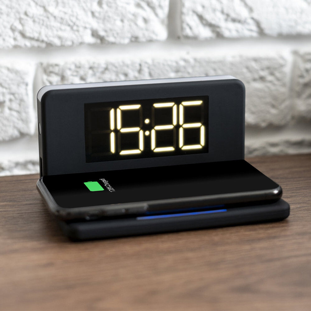 Wireless Alarm Clock & Phone Charger