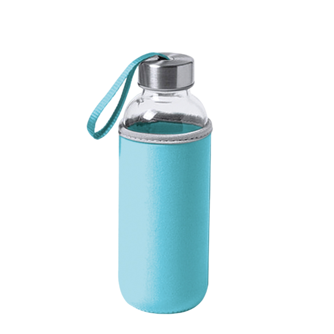 Borosilicate Bottle 500ml With Black Cover in Neoprene