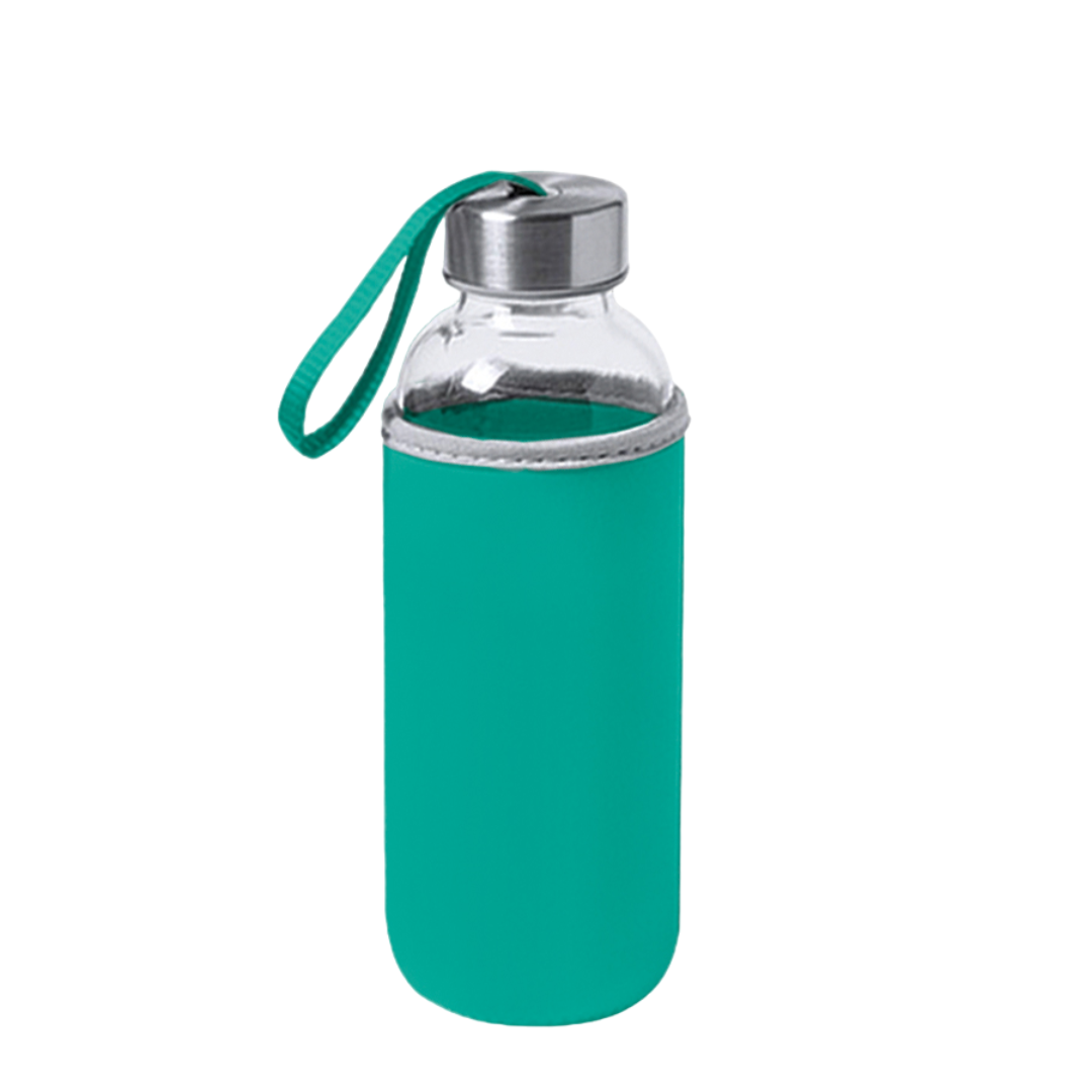 Borosilicate Bottle 500ml With Black Cover in Neoprene