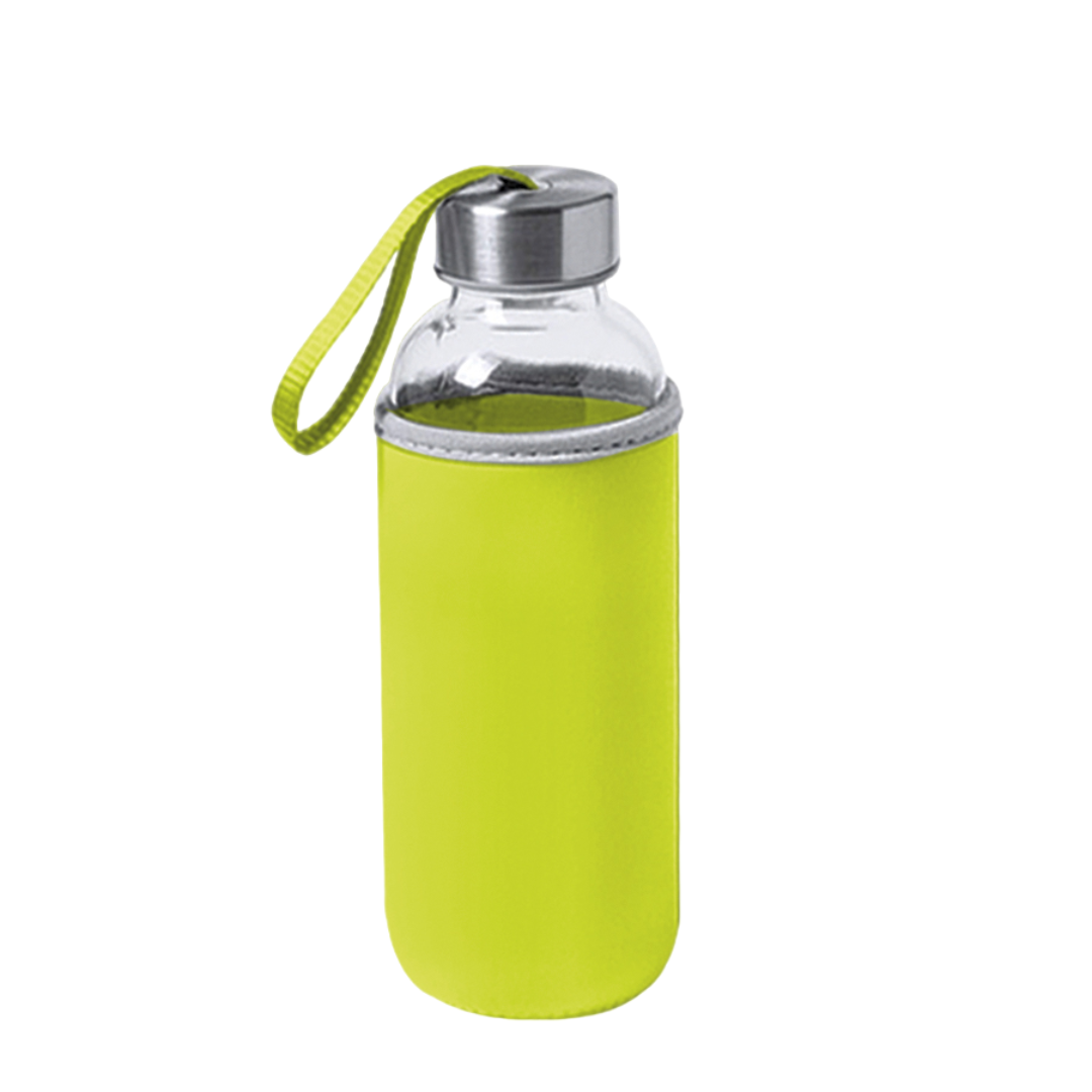 Borosilicate Bottle 500ml With Black Cover in Neoprene