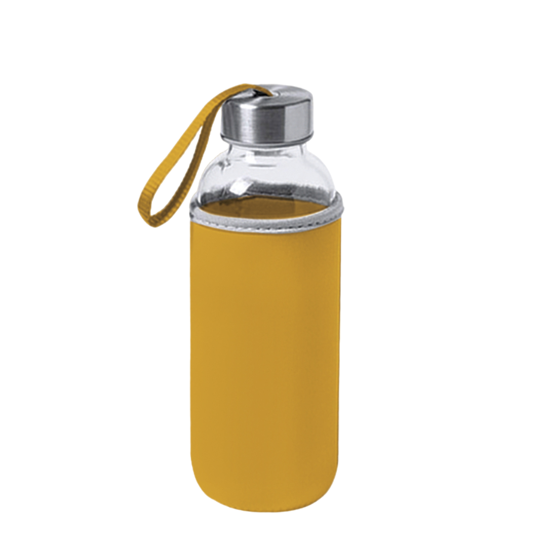 Borosilicate Bottle 500ml With Black Cover in Neoprene