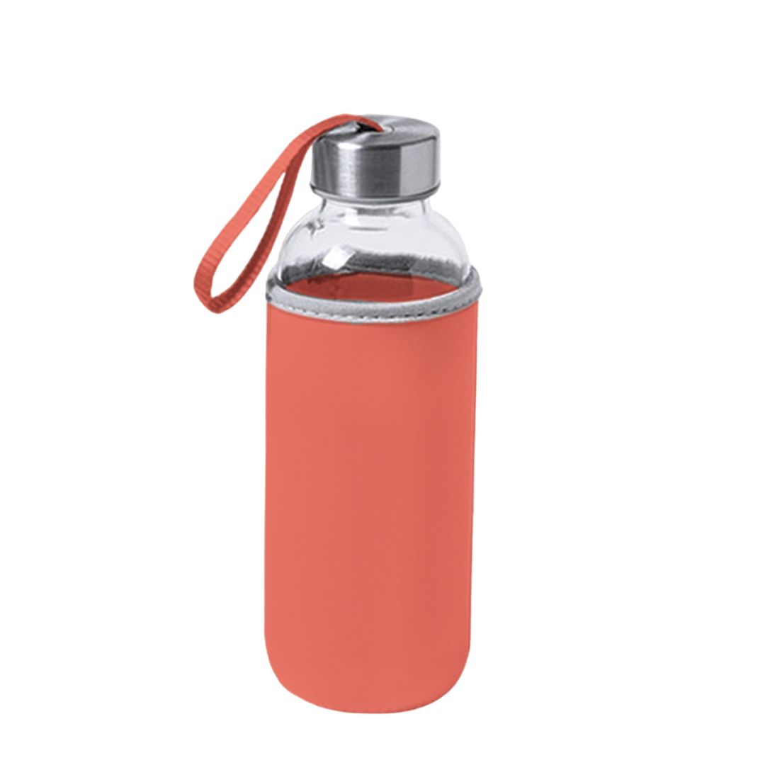 Borosilicate Bottle 500ml With Black Cover in Neoprene