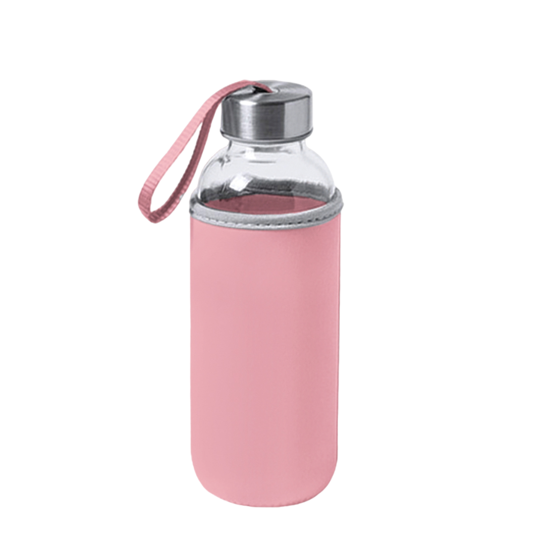 Borosilicate Bottle 500ml With Black Cover in Neoprene