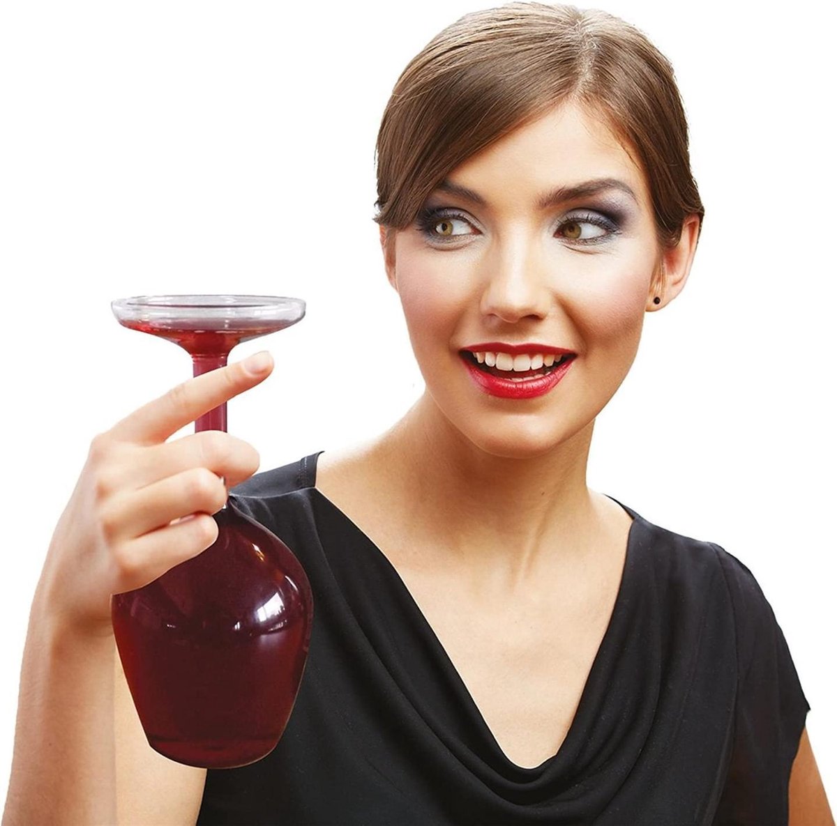 Upside Down Wine Glass - 350ml