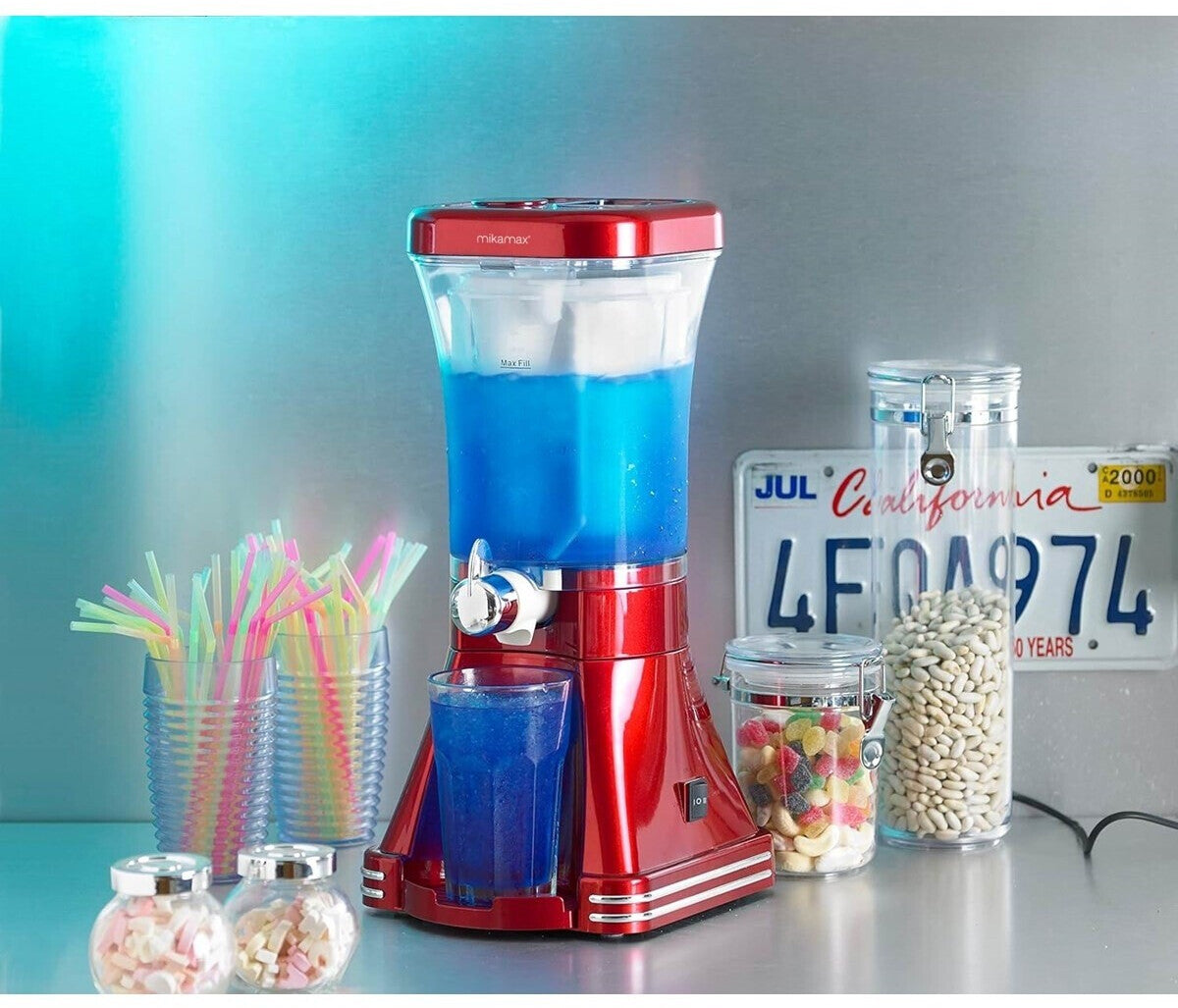 Retro Slushie Machine - 1L - Slushy Maker - Fully Functional